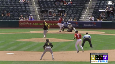 Tayler Saucedo In play, run(s) to Sterlin Thompson