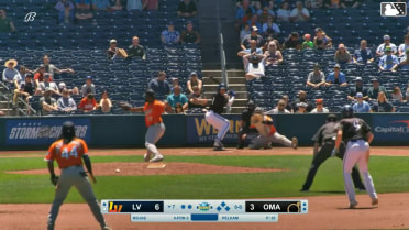 Josh Rojas singles on a ground ball to right fielder Brayan Buelvas. Luca Tresh scores. Gavin Cross scores. Elih Marrero to 3rd.