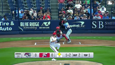 Nick Lorusso singles on a line drive to left fielder Wuilfredo Antunez. Mitch Voit scores.