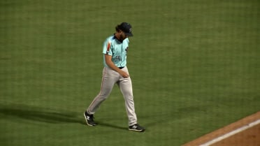 Michael Knorr tosses two perfect innings