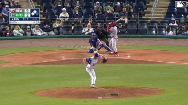 Dylan Campbell walks. Kehden Hettiger scores. Austin Murr to 3rd. Wild pitch by pitcher Austin Smith.