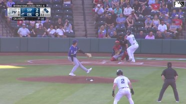 David Fry homers (6) on a fly ball to left center field. Cooper Ingle scores. Daniel Schneemann scores.