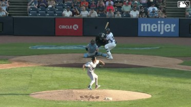 Clayton Campbell flies into a double play, right fielder Wilfredo Lara to catcher Wilson Weber. Bryce Rainer out at home.