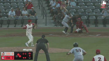 Luke Waddell singles on a line drive to center fielder Kien Vu. Carson Taylor scores. Adam Zebrowski to 2nd.