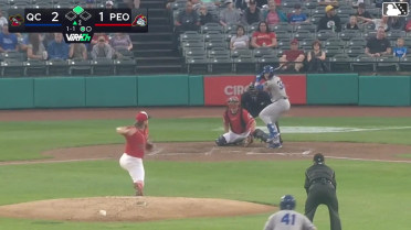 Ben North flies into a double play, center fielder Yordalin Peña to third baseman Michael Dattalo. Jose Cerice out at 3rd.