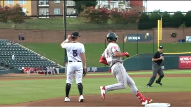 Allan Castro falls a homer shy of the cycle