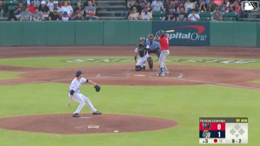 Jorel Ortega homers (1) on a fly ball to right center field.