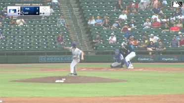 Max Holy homers (6) on a line drive to left field.