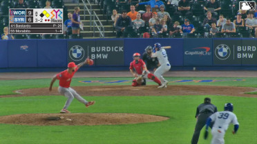 Nick Morabito doubles (14) on a line drive to left fielder Kristian Campbell. Jose Ramos scores. Zack Short to 3rd.