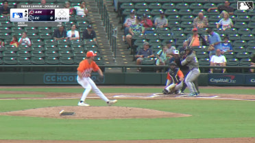 Michael Arroyo homers (6) on a fly ball to left center field.
