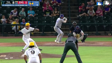 Joe Vetrano out on a sacrifice fly to left fielder Rudy Martin Jr. Frank Rodriguez scores.