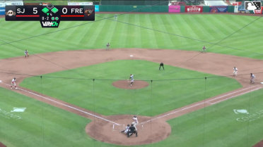 Clayton Gray singles on a line drive to right fielder Broedy Poppell. Derek Bernard scores. Tanner Thach to 2nd.