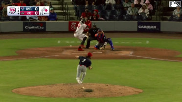 Charlie Szykowny strikes out swinging and Parks Harber caught stealing 2nd, catcher Vincent Perozo to shortstop Marco Vargas to catcher Vincent Perozo.