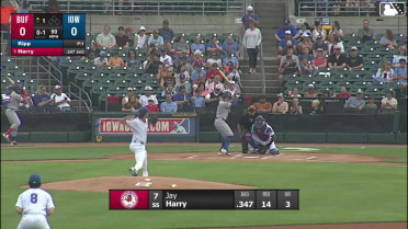 Jay Harry homers (4) on a fly ball to right field.