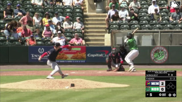 Jud Fabian homers (5) on a fly ball to right center field.