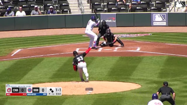 Owen Ayers singles on a line drive to center fielder Jay Allen II. Carter Trice scores. Jordan Nwogu to 2nd.