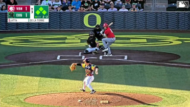 Maddox Latta singles on a ground ball to third baseman Zander Darby. Bryce Chance scores. Jake Casey to 3rd. Ryan Sprock to 2nd.