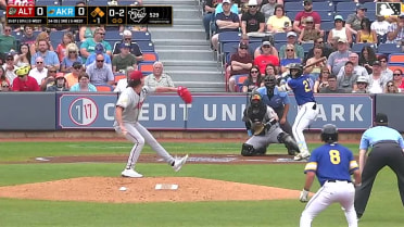 Alfonsin Rosario singles on a ground ball to left fielder P.J. Hilson. Nick Mitchell scores. Jaison Chourio to 2nd.