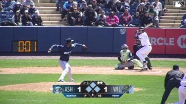 Ethan Petry walks. Matt Suggs scores. Teo Banks to 3rd. Devin Fitz-Gerald to 2nd.