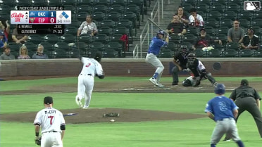Luis Gutierrez In play, run(s) to Chris Newell