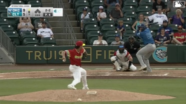 Griffin Lockwood-Powell called out on strikes.