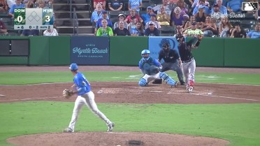 Tyler Schlaffer's eighth strikeout of the game