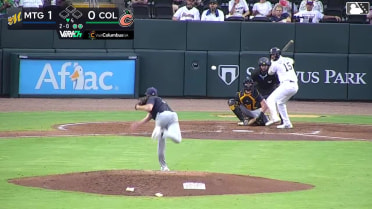 Jordan Groshans homers (24) on a fly ball to right center field.
