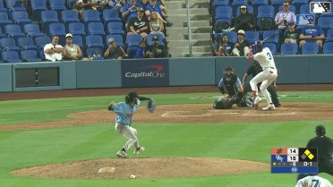 Mairoshendrick Martinus homers (11) on a line drive to left center field. Javier Herrera scores. Jaron Elkins scores.