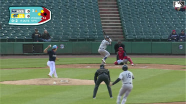 Core Jackson singles on a sharp ground ball to right fielder Carter Mathison. Camden Troyer scores. Connor McGinnis scores.