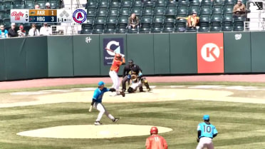 Jack Rogers singles on a ground ball to right fielder Alfonsin Rosario. Branden Boissiere scores. Sam Petersen to 3rd.