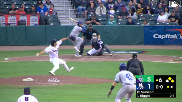 Roc Riggio homers (7) on a fly ball to right field. Jimmy Obertop scores. GJ Hill scores.