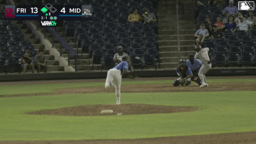Keyber Rodriguez doubles (12) on a sharp line drive to center fielder Ryan Lasko. Dylan Dreiling scores.