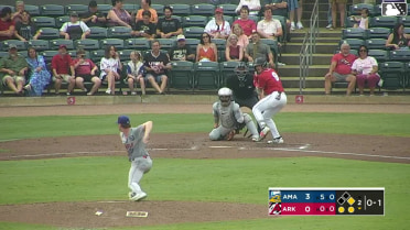 Caleb Cali homers (18) on a fly ball to left field. Josh Caron scores.