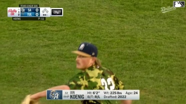 Kyle Nevin homers (2) on a fly ball to right center field.