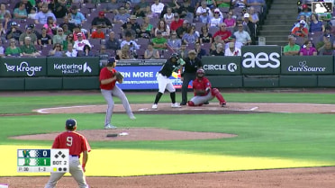 Victor Acosta triples (3) on a line drive to left fielder Quinn McDaniel. Victor Acosta scores. Throwing error by shortstop Jose Salas.