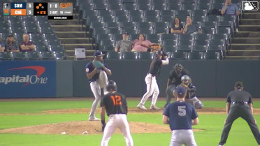 Carter Young singles on a ground ball to right fielder Garrett Martin. Frederick Bencosme scores. Tavian Josenberger to 3rd.