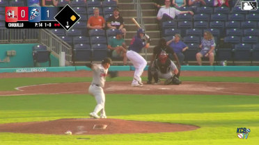 Grayson Fitzwater homers (2) on a fly ball to left center field. Stiven Flores scores.