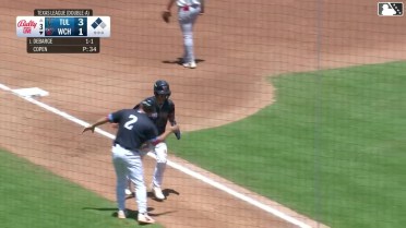 Maddux Houghton hits a grand slam (2) to left center field. Harry Genth scores. Jose Salas scores. Kyle DeBarge scores.