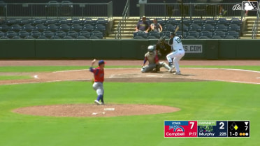 Sean Murphy doubles (3) on a sharp line drive to right fielder Kevin Alcántara. Luke Williams scores.