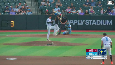Peyton Fosher Swinging Strike (Blocked) to Eric Bitonti