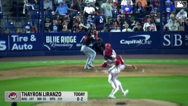 Thayron Liranzo grounds out softly, pitcher Gage Wood to first baseman Raider Tello. Zyhir Hope to 2nd.