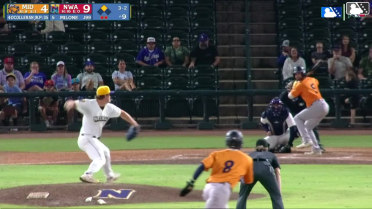Brennan Milone singles on a fly ball to left fielder Spencer Nivens. Clark Elliott scores.