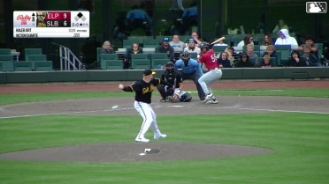 Victor Duarte homers (1) on a fly ball to right center field. Carlos Rodríguez scores.