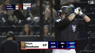 Elijah Dunham crushes a solo homer to right field 