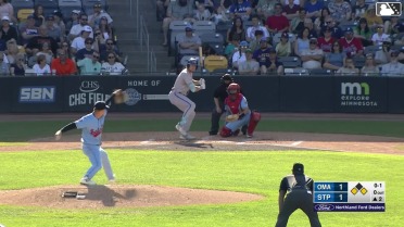 Gavin Cross singles on a sharp ground ball to right fielder Matt Wallner. Brett Squires scores. Abraham Toro to 2nd.