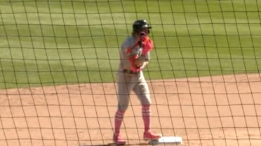Eric Hartman's two-homer, four-hit game