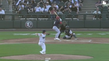 Dante Nori homers (2) on a fly ball to left field.