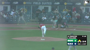 Creed Willems homers (5) on a fly ball to right field. Johnathan Rodríguez scores.