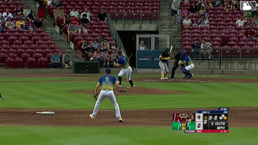 David García called out on strikes and Luiyin Alastre caught stealing 2nd, catcher Eduardo Tait to shortstop Brandon Winokur to catcher Eduardo Tait.