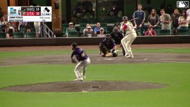 Bryce Teodosio singles on a line drive to center fielder Cole Carrigg. Jeimer Candelario scores. Omar Martinez to 3rd.
